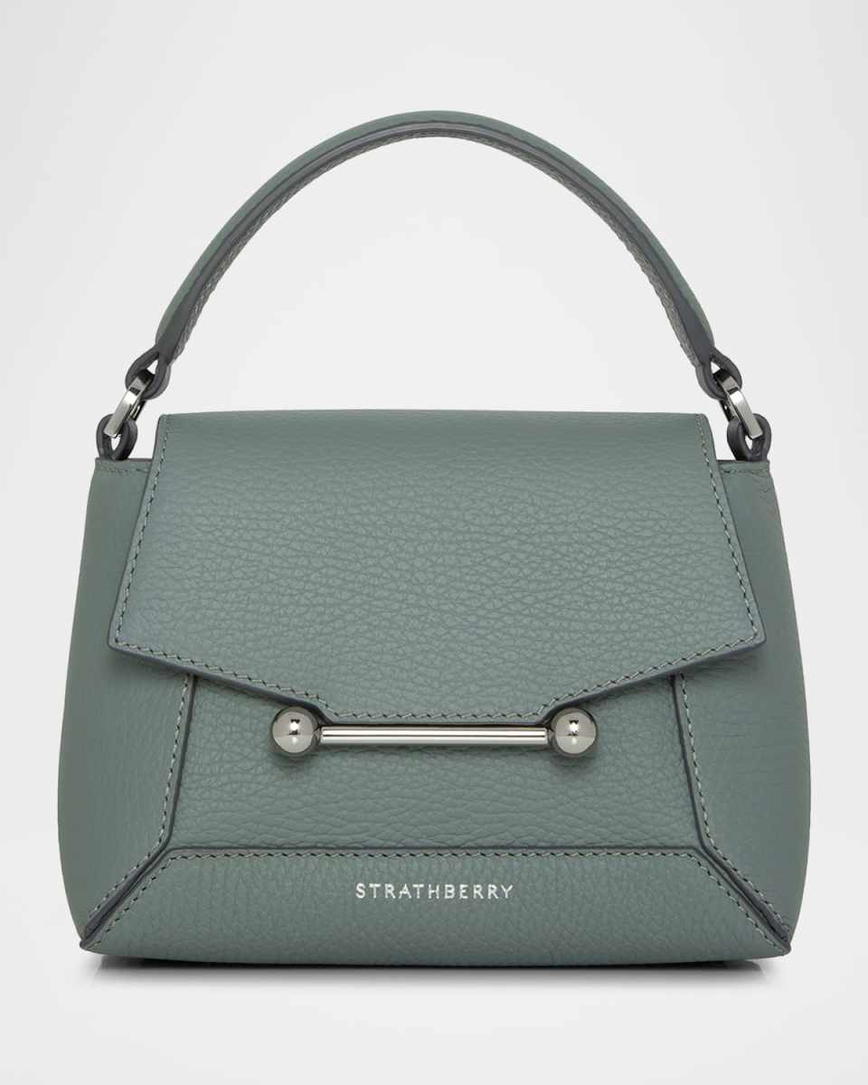 Mosaic Nano Leather Top-Handle Bag